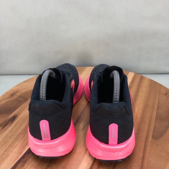 Brooks Hyperion Tempo Running Shoes Black Pink Womens Size 9 Medium B Cushioned - Picture 4 of 8